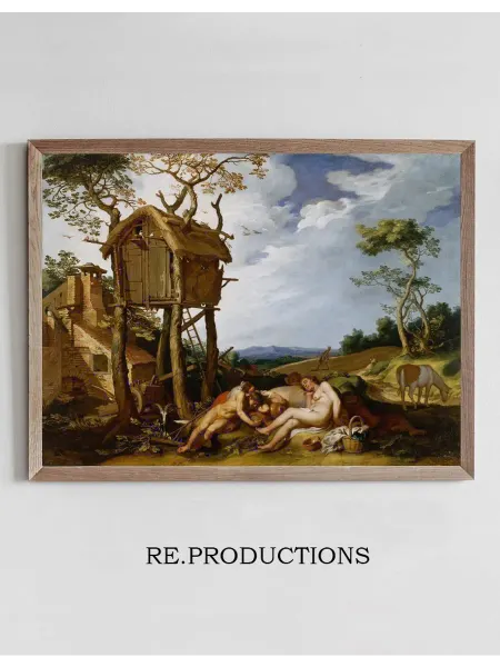 Re.productions Постер Parable Of The Wheat And The - Abraham Bloemaert