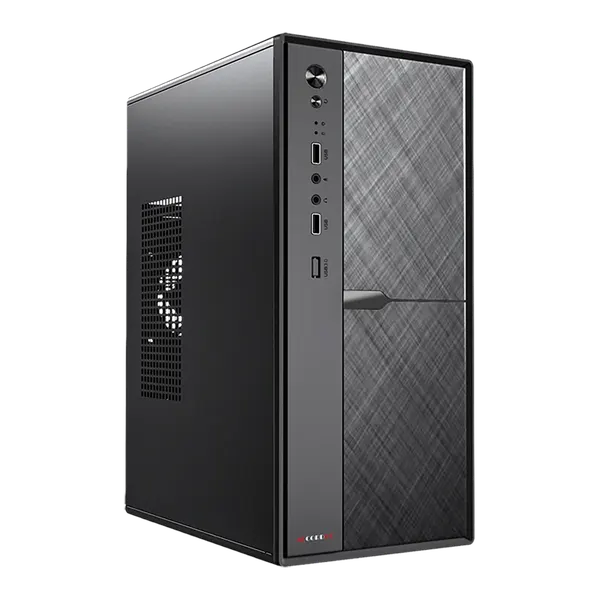 Корпус для ПК ACCORD ACC-1603, mATX, Mini Tower, без БП, черный