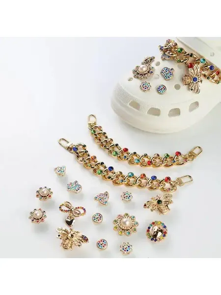 Azimut C.O. Jewelry and Accessories Набор Jibbitz украшение для сабо crocs