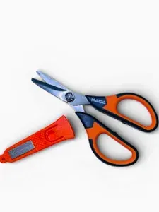 Ножницы для плетёных шнуров с точилкой Kaida (CARP ACCESSORIES) KCSO1-2