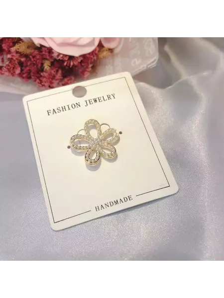 ELT Accessories Брошка цветок с жемчугом значок