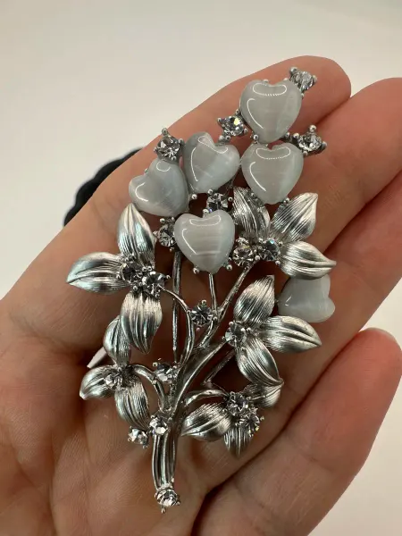 ROHINI accessories Брошь с жемчужиной бижутерия