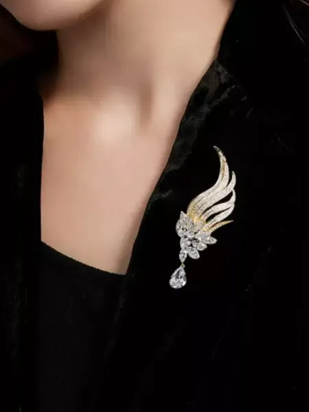 SHADEL ACCESSORIES Брошь женская бижутерия
