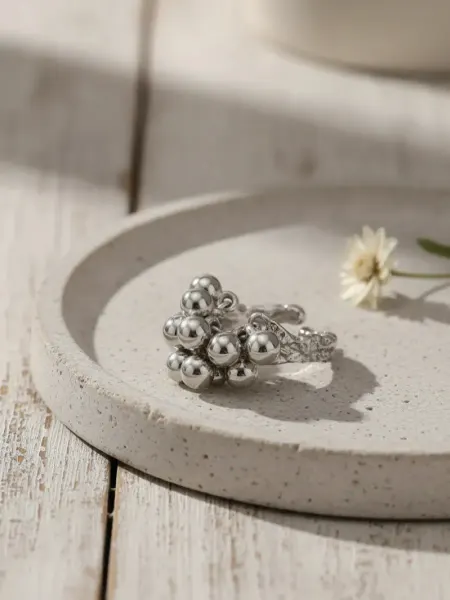 Sisters Store accessories Кольцо с бусинами бижутерия