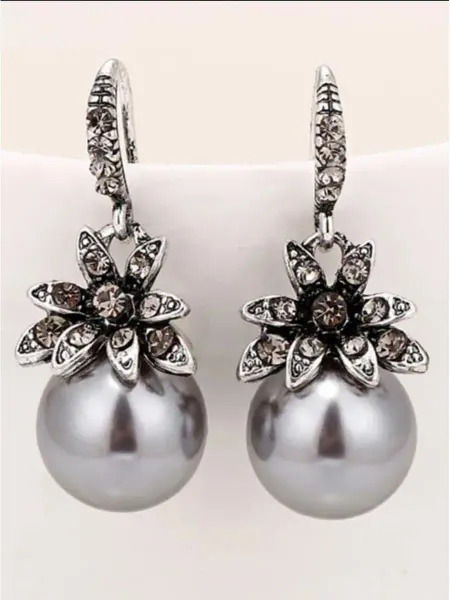 TakoNa Accessorize Бижутерия серьги с жемчугом и кристаллами