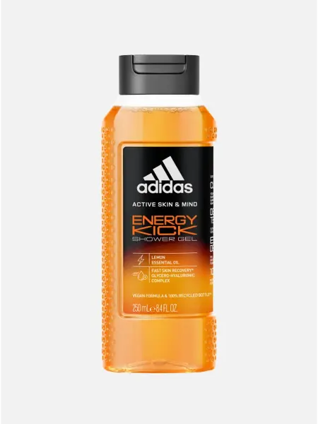 Adidas Мужской гель для душа Energy Kick заряд бодрости 250 мл