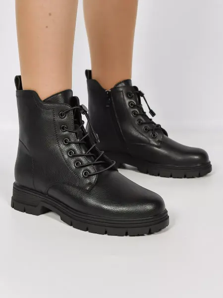 AFF SHOES Ботинки на низком каблуке на шнуровке демисезонные