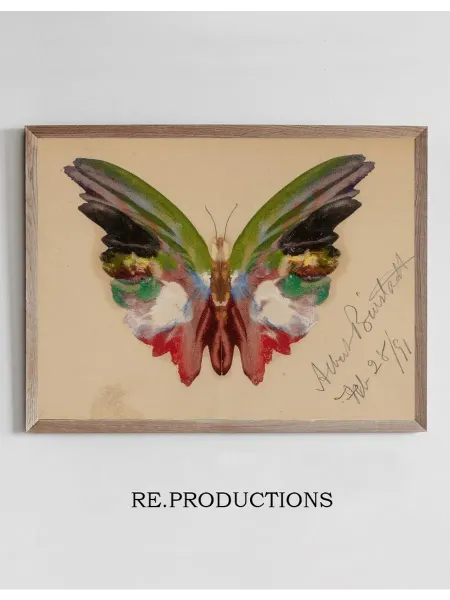 Re.productions Постер Blue Butterfly - Albert Bierstadt