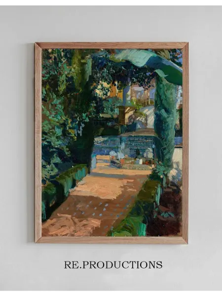 Re.productions Постер Court of the Dances, Alcázar - Joaquín Sorolla