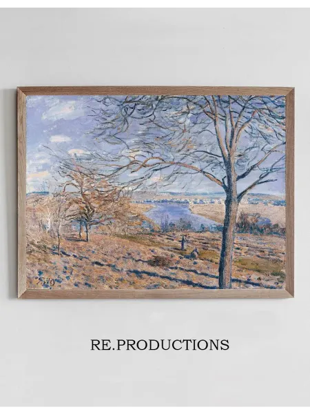 Re.productions Постер Banks of the Loing, Autumn Effect - Alfred Sisley