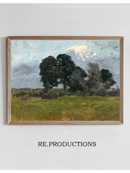 Re.productions Постер Trees in a Landscape - Alfred Zoff