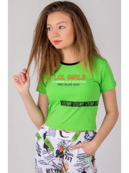 LOCOLOCO ALL For Junior Футболка укороченная на каждый день