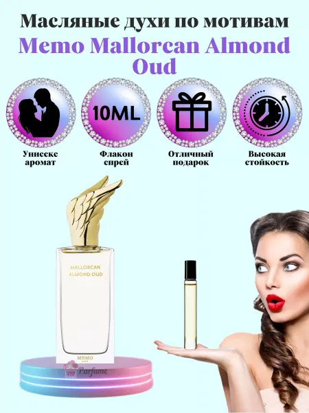 ViP Parfum Духи Memo Mallorcan Almond Oud Мемо