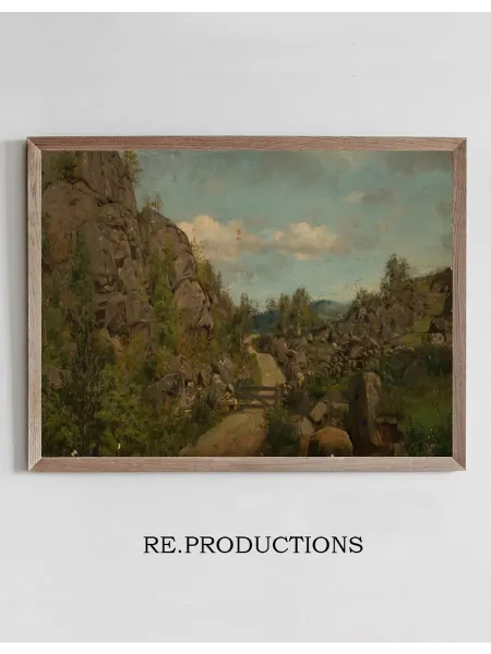 Re.productions Постер Morgenstemning ved - Amaldus Nielsen