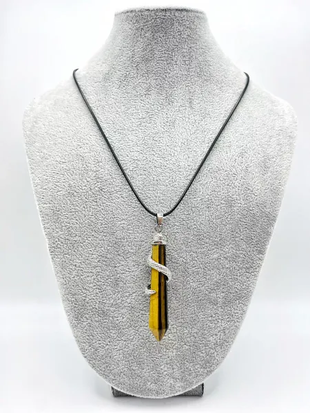 Amber Land Кулон из натурального камня - тигровый глаз