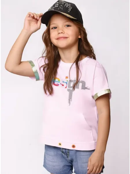 Amour kids Нарядная футболка для девочки