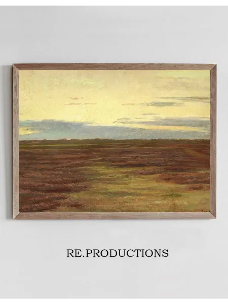 Re.productions Постер Solnedgang over Brovandene syd for - Michael Ancher