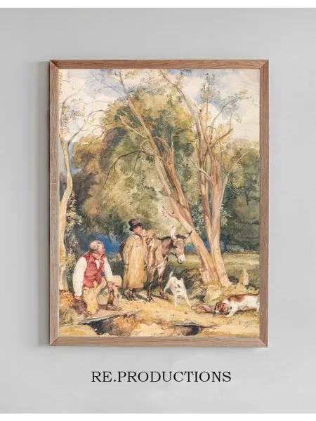Re.productions Постер Game Keeper And Boy - John Frederick Lewis