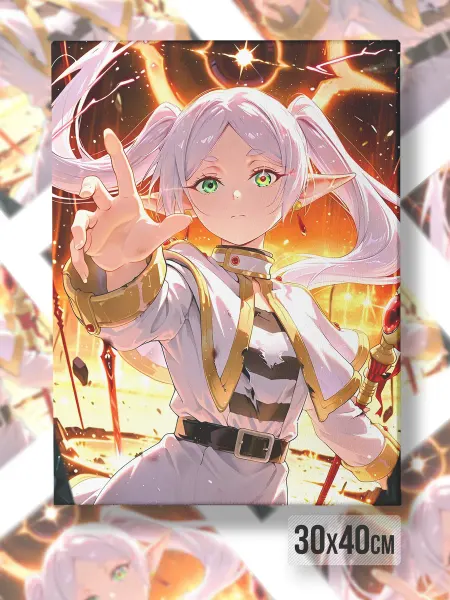 Каждому своё Anime Картина На Холсте Провожающая В Последний Путь Аниме Магия