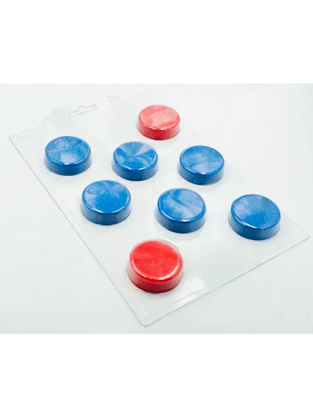 AnyMolds Мини круги d45мм форма пластиковая