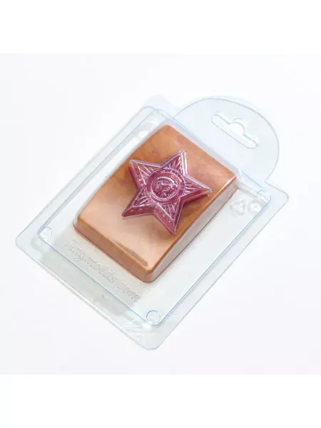 AnyMolds Бляха форма пластиковая для мыла, гипса