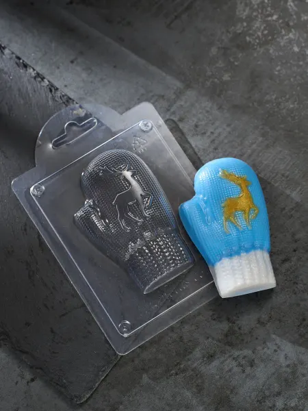 AnyMolds Варежка вязаная форма для мыла