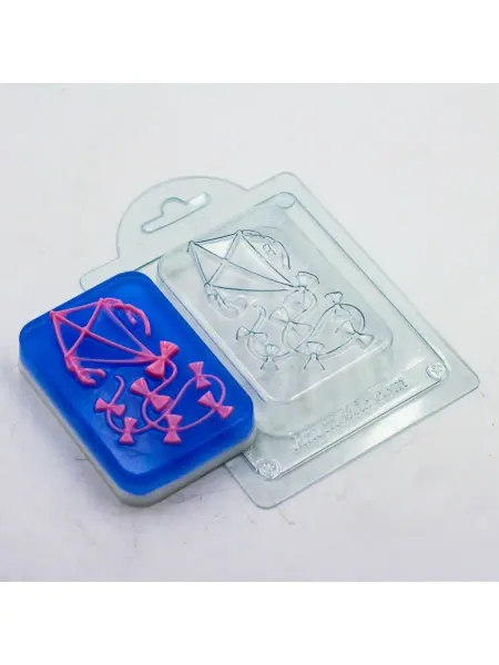 AnyMolds Пластиковая форма для мыла и шоколада Воздушный змей