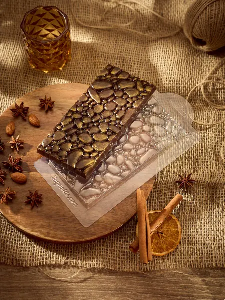 AnyMolds Галька морская форма пластиковая для шоколада