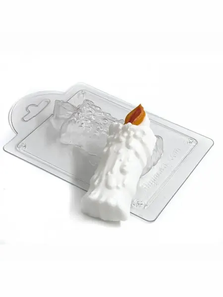 AnyMolds Свеча форма пластиковая для мыла, гипса, шоколада