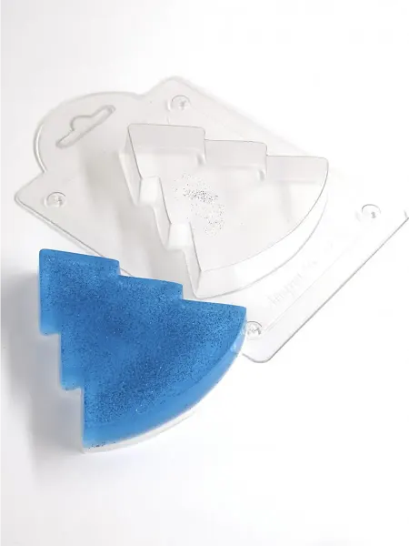 AnyMolds Елочка плоская форма пластиковая