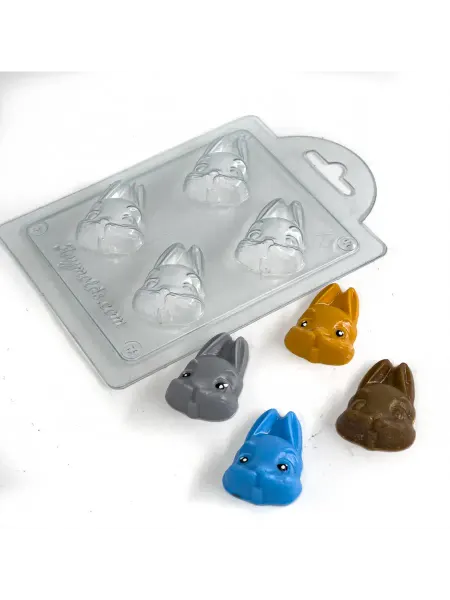 AnyMolds Зайчишка мини форма пластиковая