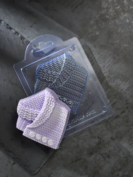AnyMolds Пластиковая форма для мыла и шоколада Манишка