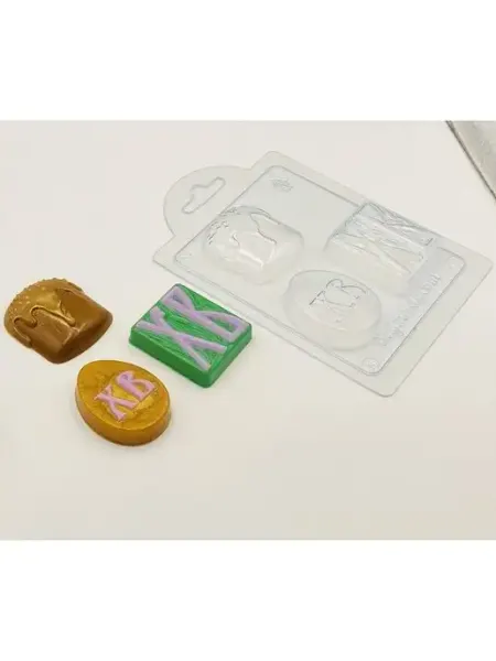 AnyMolds Пластиковая форма для мыла и шоколада Пасха мини