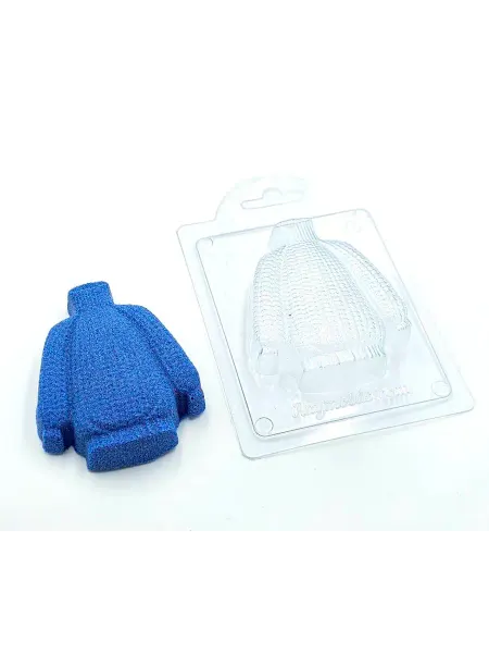 AnyMolds Пластиковая форма для мыла и шоколада Свитер