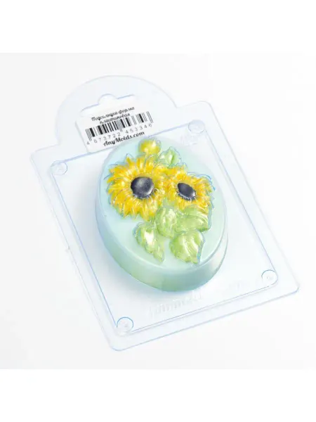 AnyMolds Подсолнухи форма для мыла и шоколада