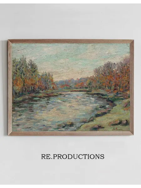 Re.productions Постер Barrage de Genetin - Armand Guillaumin