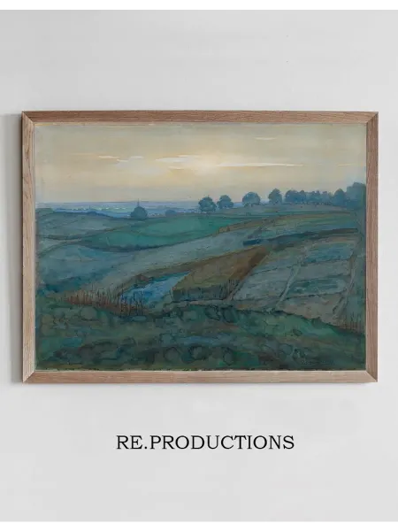 Re.productions Постер Landscape near Arnhem - Piet Mondrian