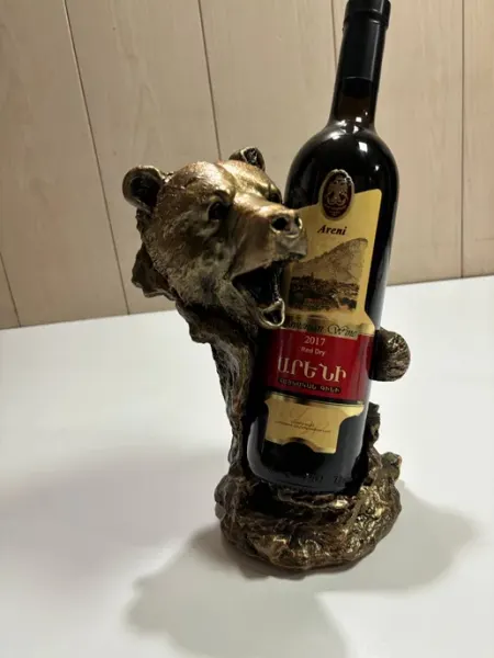 Azaro Art Сувенир держатель для вина (медведь)