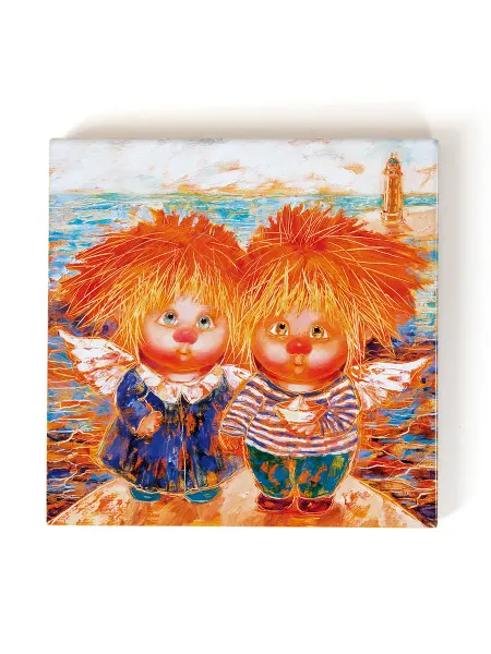 Artangels.Originals Магнит на холодильник "Мы приведем тебя к новым берегам"