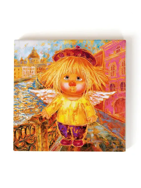 Artangels.Originals Магнит на холодильник "Город, исполняющий мечты"