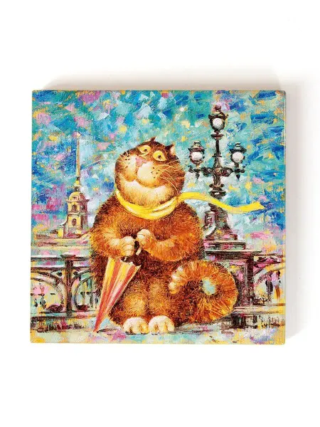 Artangels.Originals Магнит керамический на холодильник "Господин Котевич"