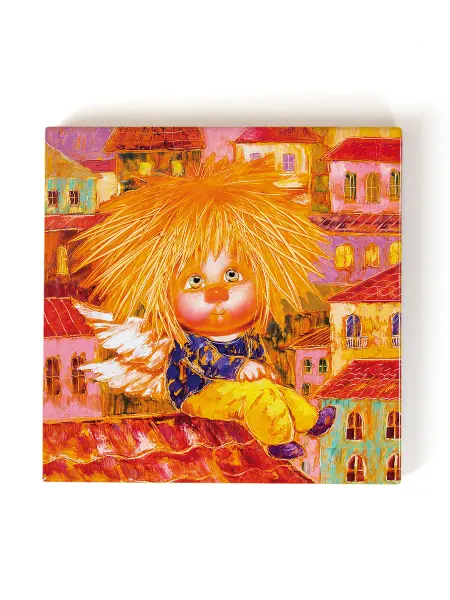 Artangels.Originals Магнит на холодильник "В каждом окне - свет надежды"