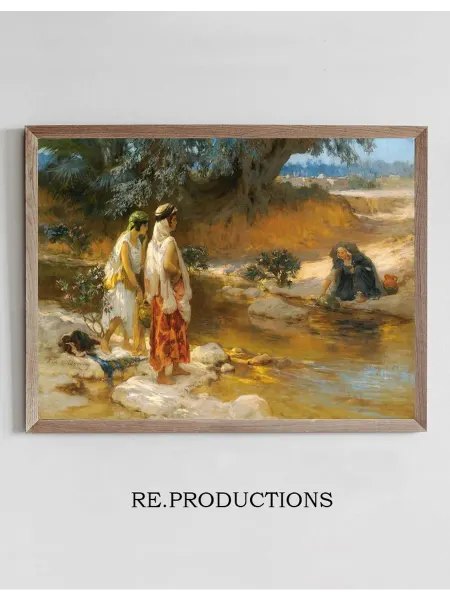 Re.productions Постер At The Water’s Edge - Frederick Arthur Bridgman