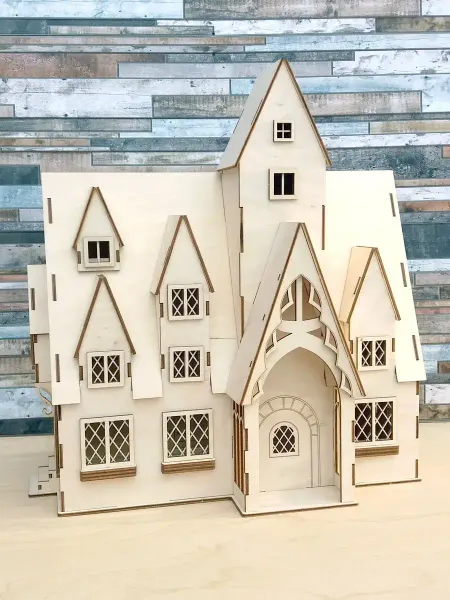 Artistic DAY Деревянная заготовка домик-светильник Собор