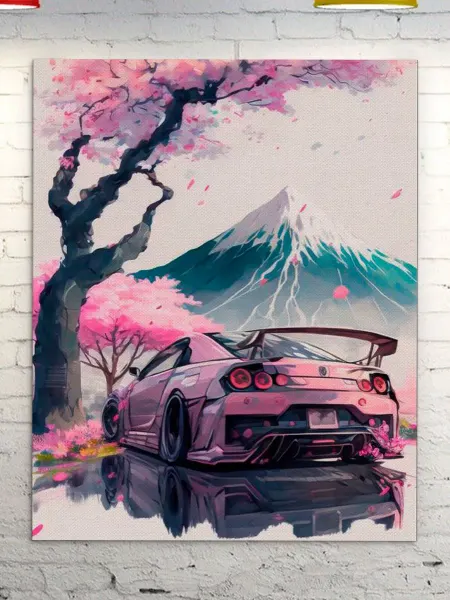 ARTpoly Авто Картина на стену на холсте