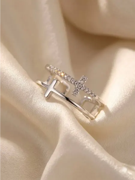 ARTVI Jewelry Кольцо на Большой палец безразмерное крестик
