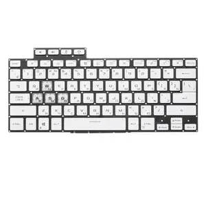 Клавиатура с подсветкой для ноутбука Asus TUF Dash F15 FX516PM FX516PE , FX516PC FX516PR - белая