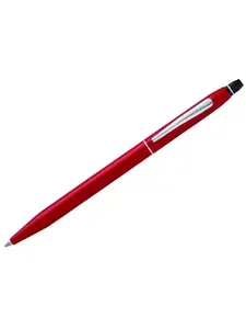 Ручка шариковая Cross Click Crimson, красный матовый лак, материал корпуса-латунь, нажимной механизм AT0622-119