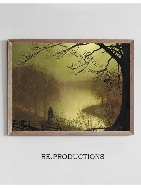 Re.productions Постер Roundhay Lake - John Atkinson Grimshaw