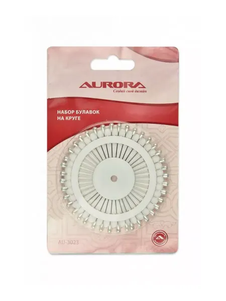 Aurora Булавки портновские на круге AU-3023